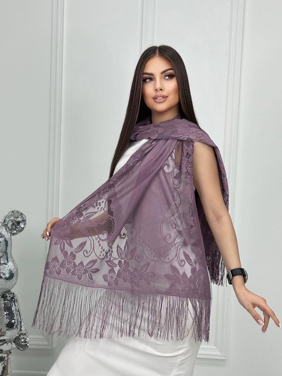 кружевная накидка,палантин женские,кружевная шаль,шарф кружевной ниспадающий шаль с кистями православный mila-safi,кружевной платок