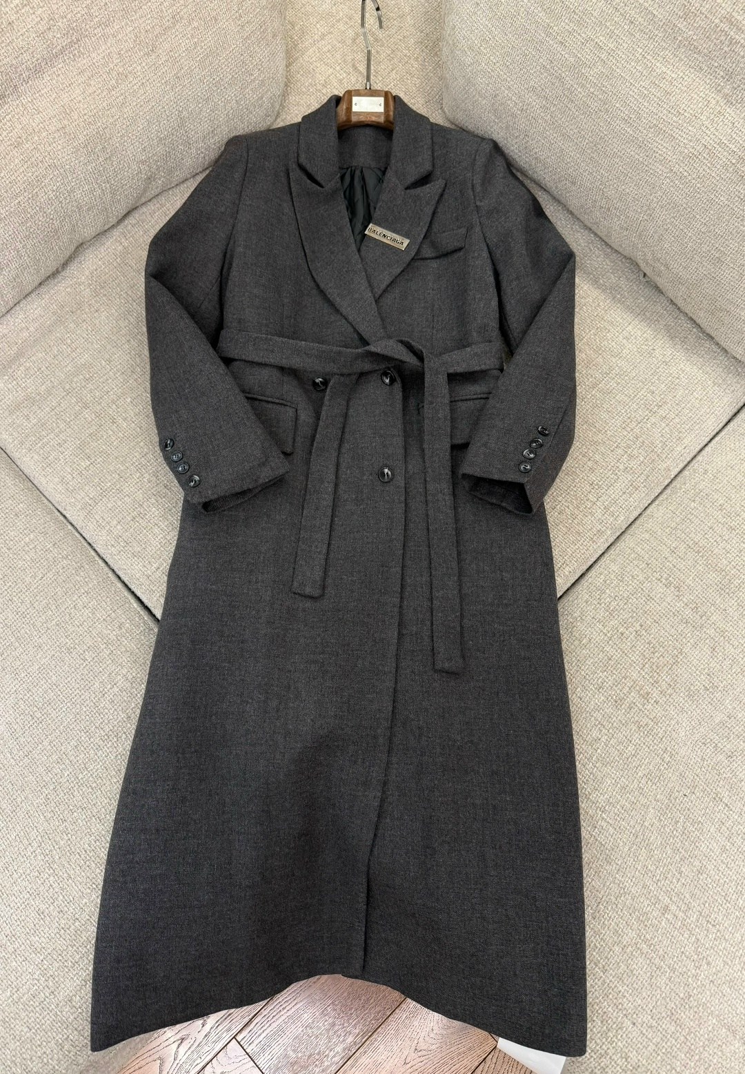 пальто элегантное,шерстяное пальто,женское элегантное длинное шерстяное пальто с поясом,пальто женское кашемировое,женское длинное шерстяное пальто с воротником-стойкой и поясом