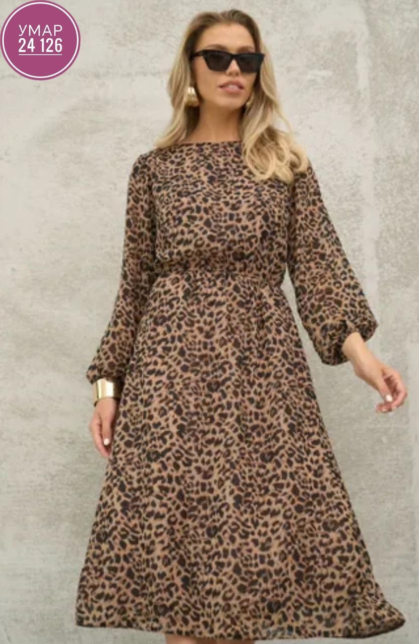 леопардовое платье,женское шифоновое платье,шифоновое леопардовое платье,платье женское,шифоновое платье