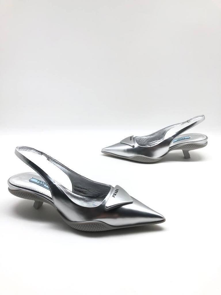prada лодочки,туфли prada,туфли prada серебристые,серебристые туфли,босоножки prada