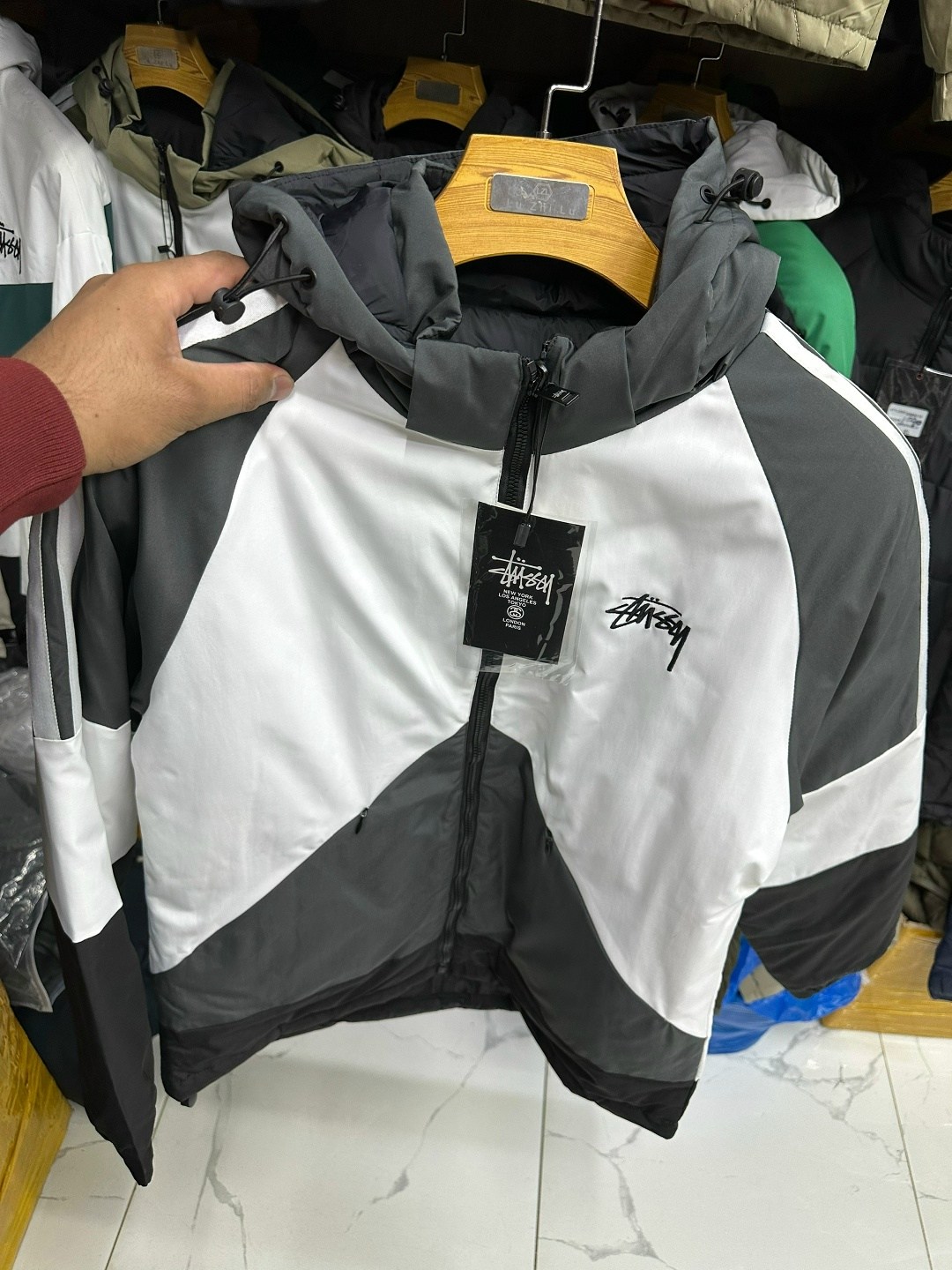 ветровка stussy двухсторонняя в стиле 90-х y2k,ветровка stussy,мужская куртка ветровка,легкая куртка,куртка модный