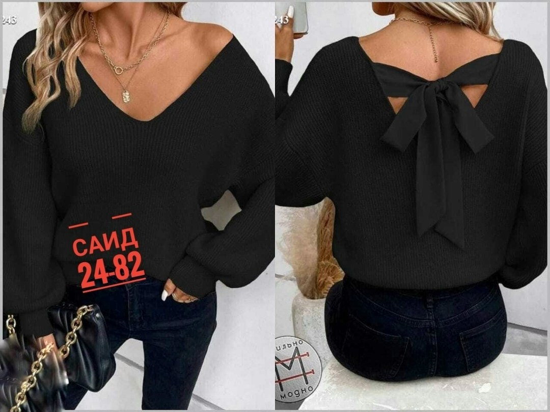 кофта с бантом,женская блузка,кофта женская,модная кофта,свитер женский с бантом на спине