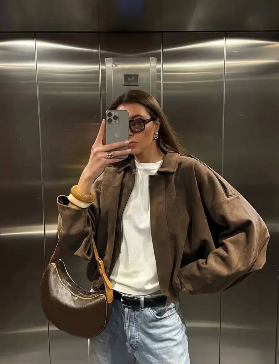 куртка оверсайз,замшевая куртка,бомбер замшевый кожаный оверсайз куртка easy things clothes,куртка бомбер замшевая,повседневная куртка