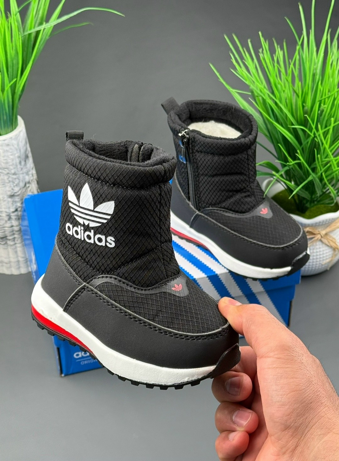 детские дутики,дутики натуральный мех,дутики adidas,дутики адидас,