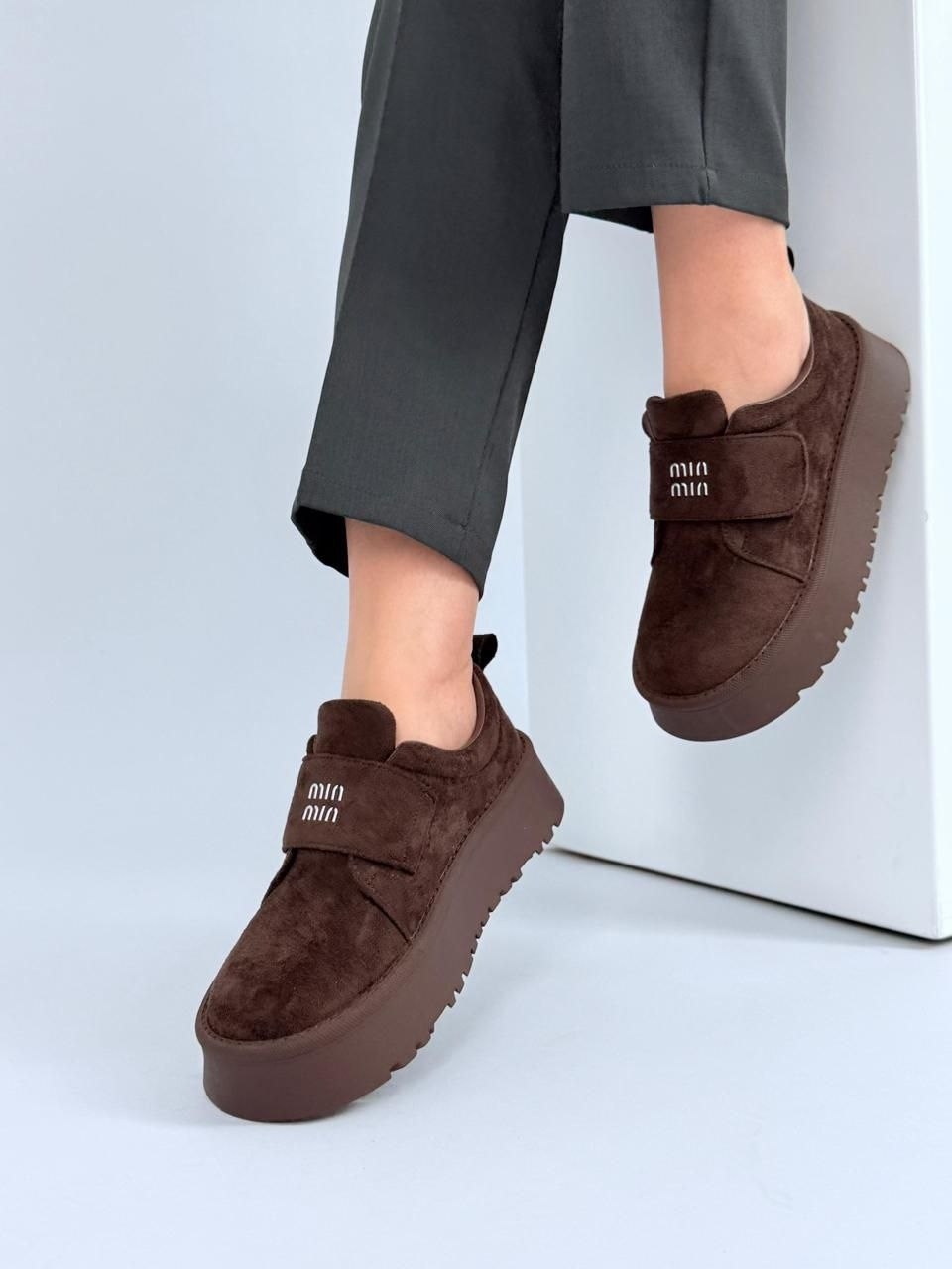 замшевые лоферы miu miu на высокий подошве и фирменной фурнитурой,,лоферы замш,женская ,лоферы женские