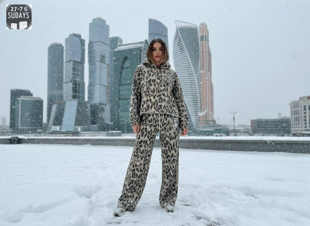 спортивный костюм женский теплый леопардовый majiko,спортивный костюм теплый брючный леопардовый majiko,спортивный костюм теплый осенний леопардовый majiko,костюм брючный леопардовый принт karim benja