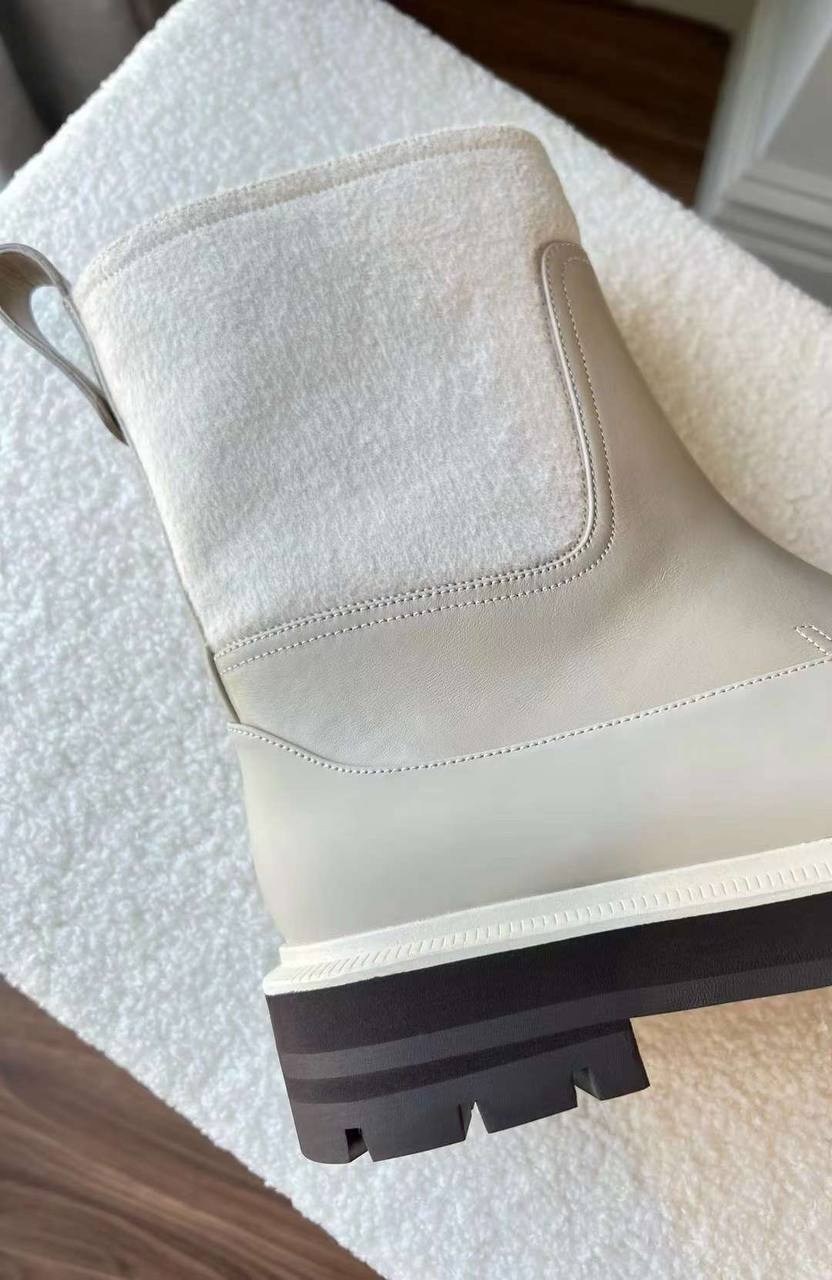 полусапоги loro piana,ботинки loro piana,зимние женские сапоги,lavorazione artigiana сапоги женские,ботинки белые зимние