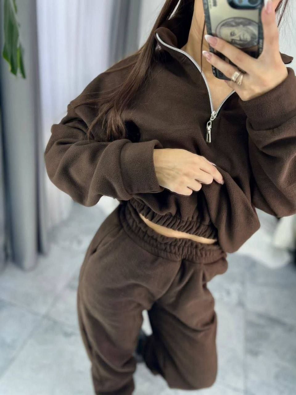 женский флисовый костюм,костюм спортивный женский на флисе,женский костюм на флисе,спортивный костюм флис,костюм женский nila флисовый серый xl/2xl