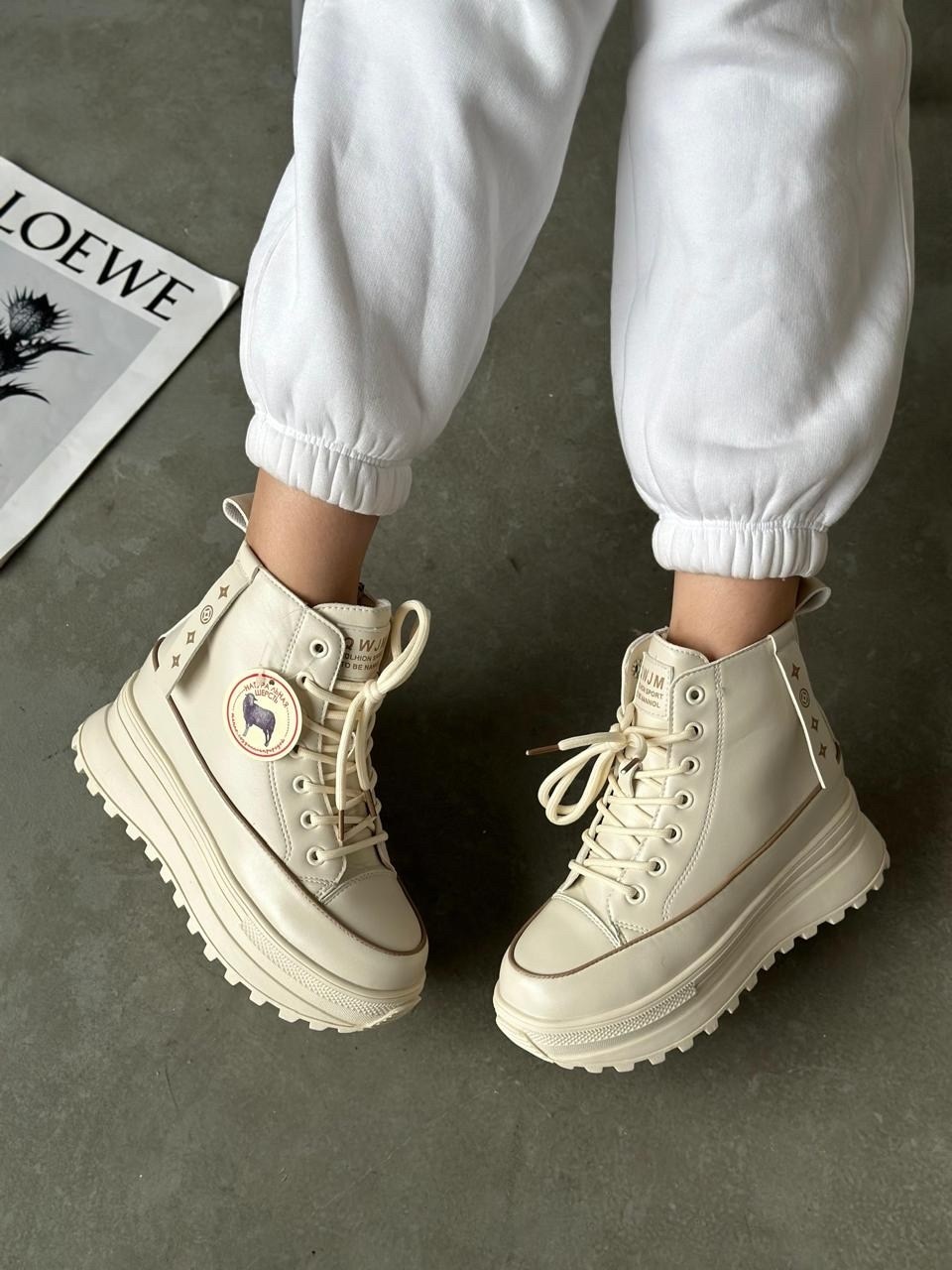 ,женская ,ботинки зима strobbes f 8437-16 беж,женские ботинки,ботинки модные