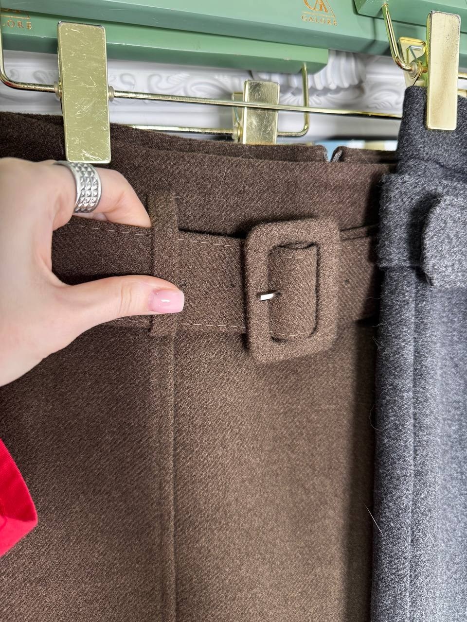 шерстяная юбка,юбка с поясом,женские шерстяные мини-юбки с поясом,юбка с карманами,юбка