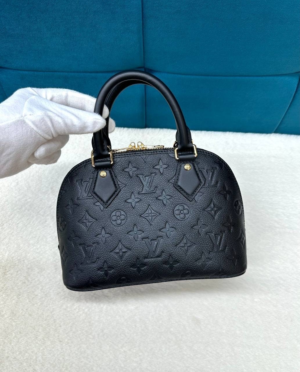 модная сумка,женская модная сумка,сумка женская,louis vuitton neo alma bb monogram empreinte leather,сумка луи виттон