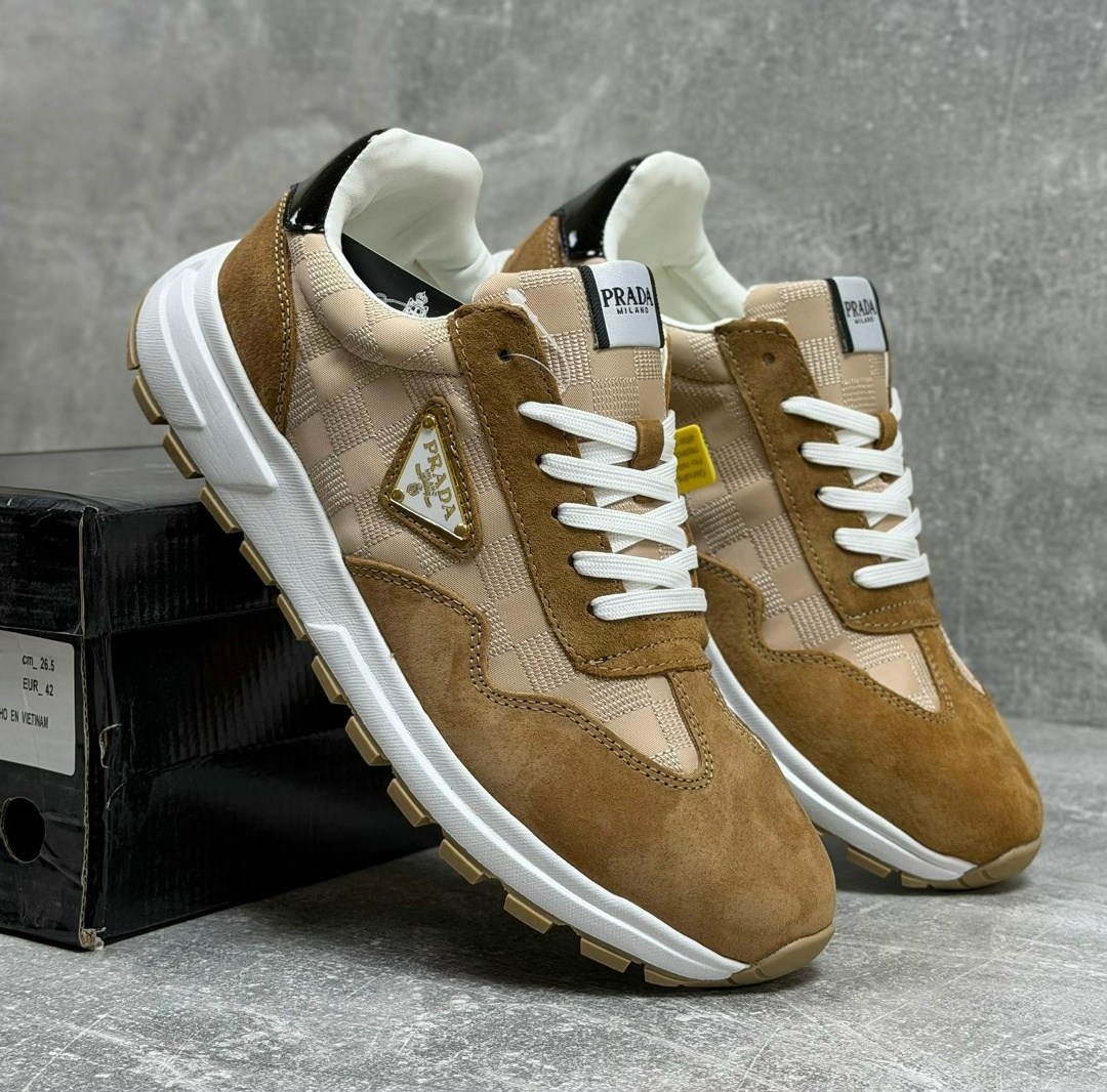 ,кроссовки prada,комбинированные кроссовки prada,мужские кроссовки prada,мужская  кроссовки