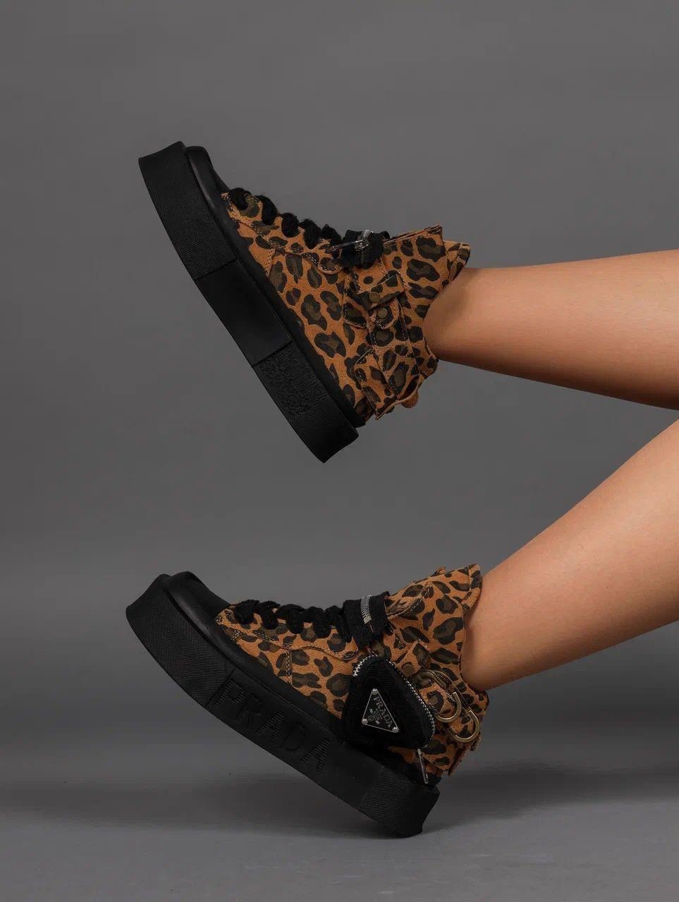 ,ботинки леопардовые,леопардовые кроссовки,леопардовая , женская
