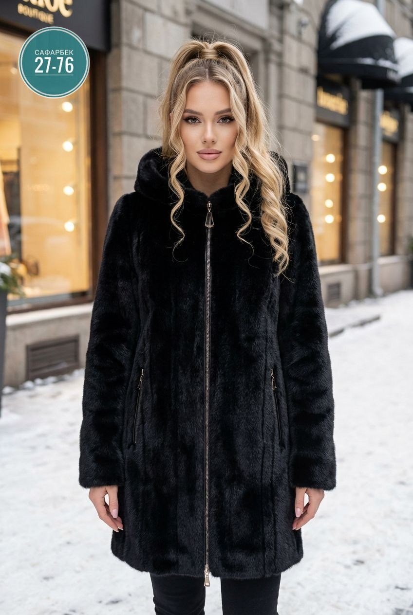 дубленка женская каляев 69958 серая 54 ru,дубленка женская,дублёнка женская зимняя,дублёнка зимняя с капюшоном двухсторонняя,дубленка с капюшоном