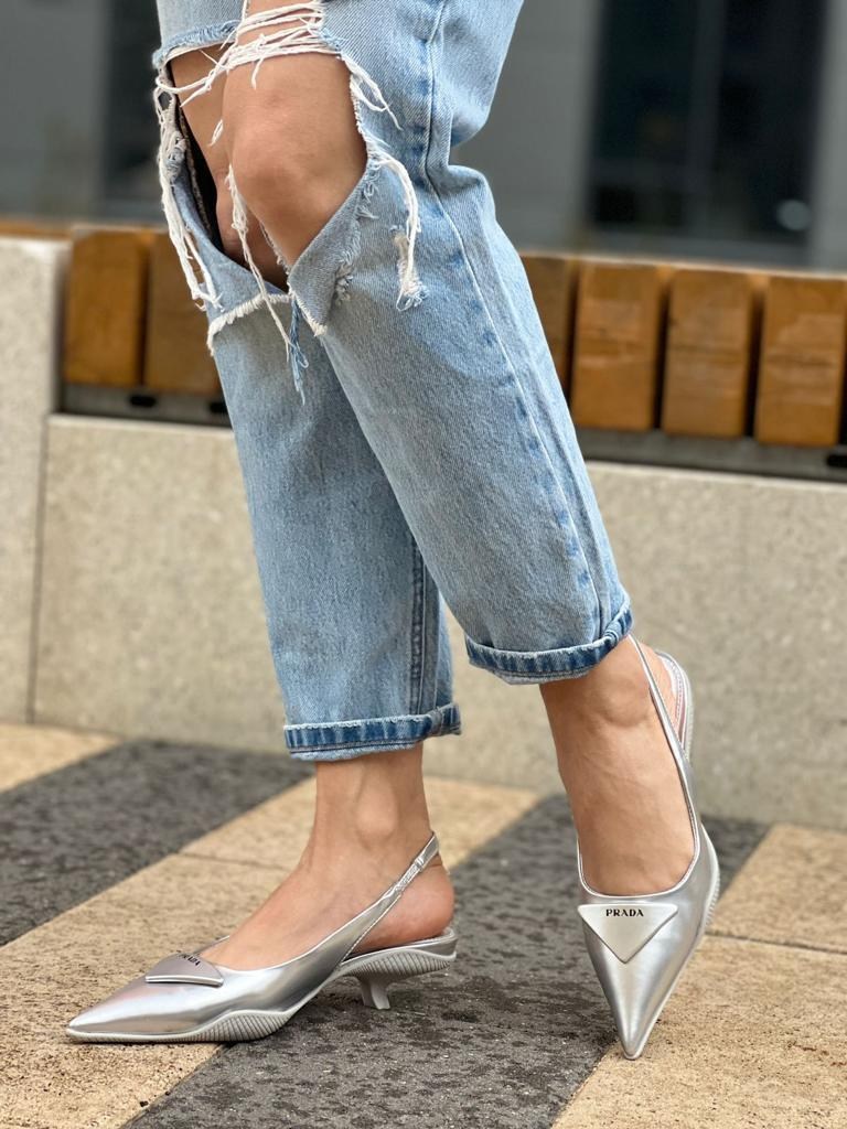 prada лодочки,туфли prada,туфли prada серебристые,серебристые туфли,босоножки prada