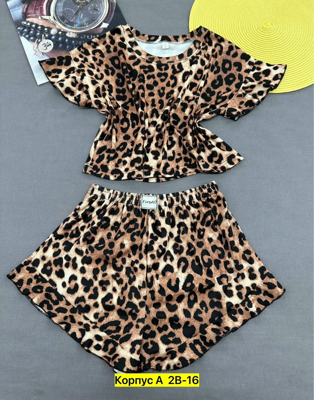 пижама женская с шортами леопард,женская пижама,пижама с шортами леопардовый,пижама леопард,домашняя одежда пижама
