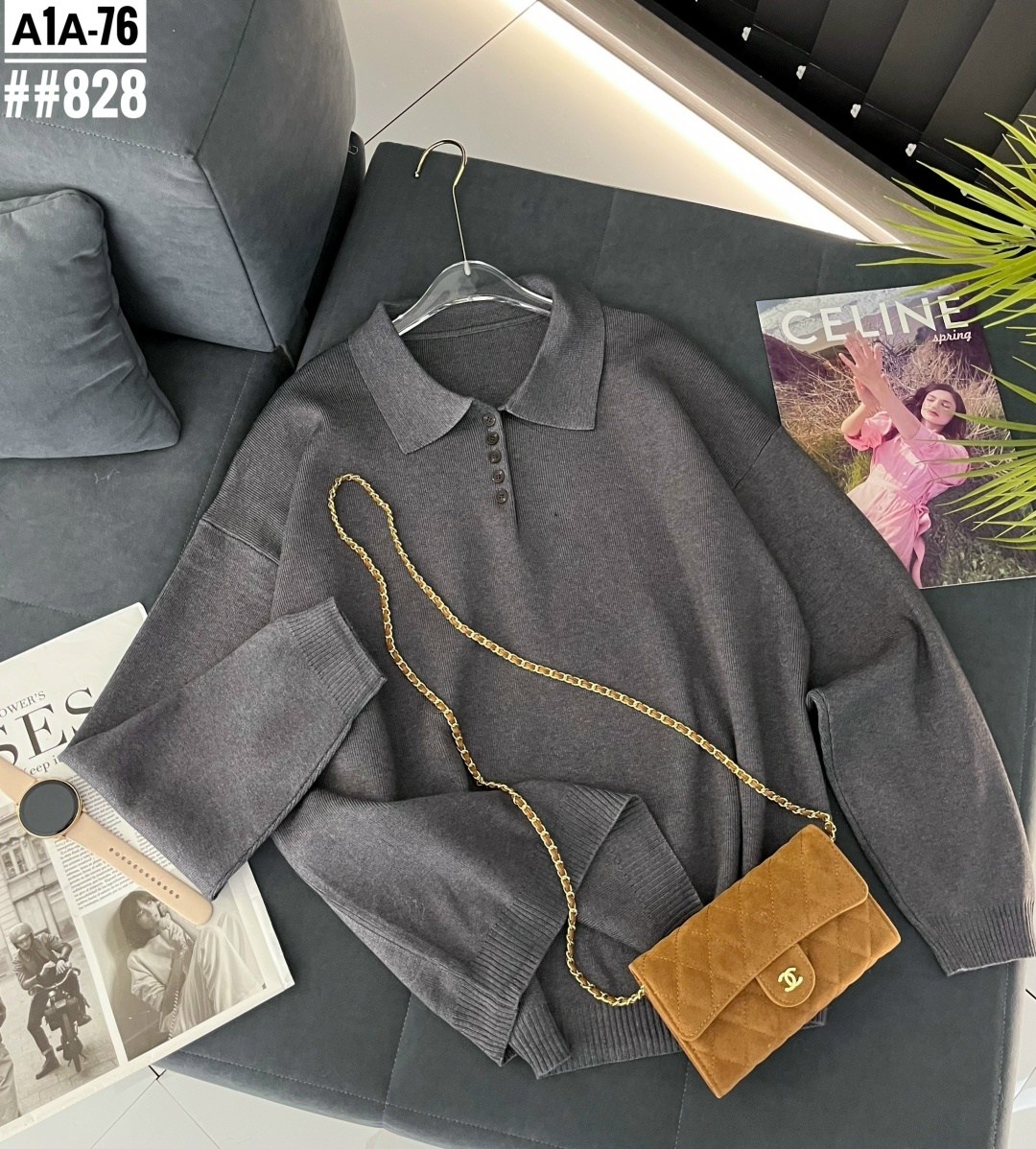 кофта женская,трикотажная кофта,свитер с воротником,свитер с воротником поло,кофта