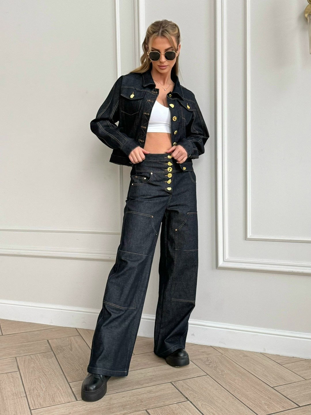 женские джинсы,джинсы стиль,костюм с брюками,джинсы широкие