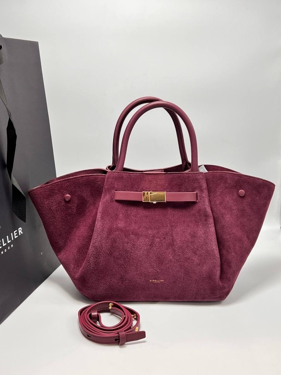 сумка demellier 56-30-34 натуральная замша большой размер,сумка замшевая,сумка demellier из натуральной замши,коричневая замшевая сумка,сумка demellier натуральная замша