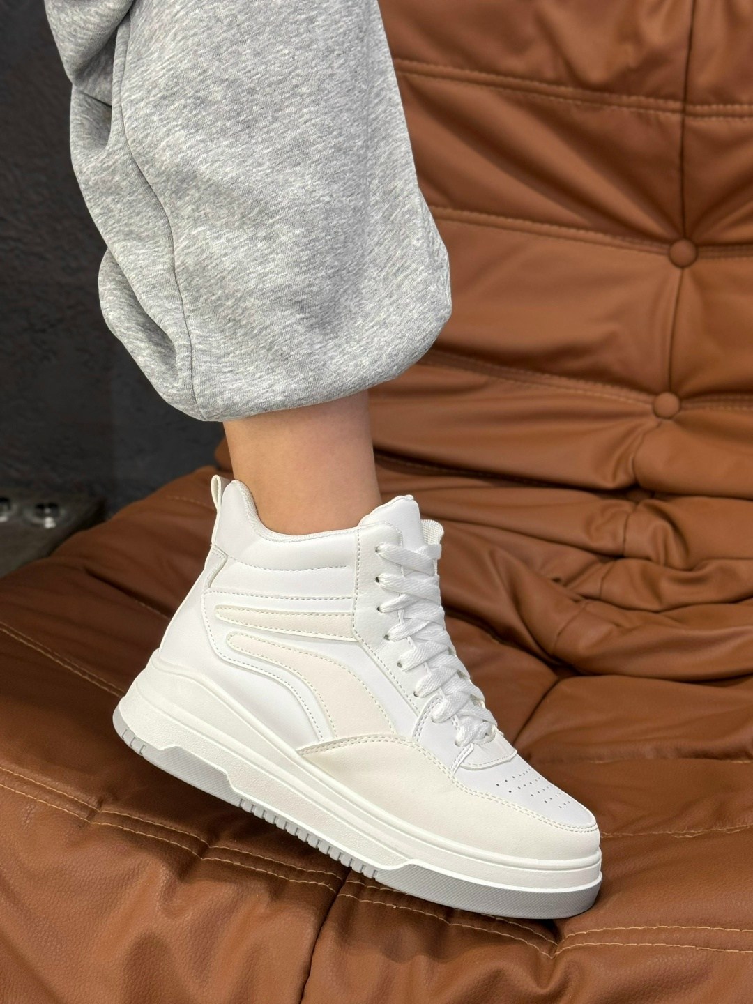 ,кроссовки женскиe,зимние кроссовки женские белые высокие,кроссовки женские зимние белые dim&art shop,кроссовки женские зимние