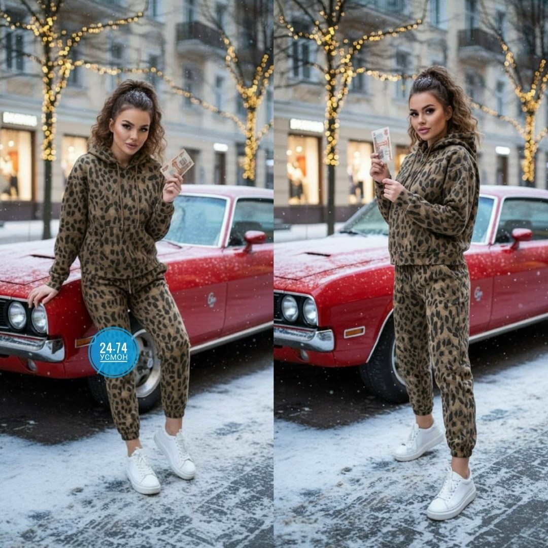костюм леопардовый женский,женский спортивный костюм с леопардовым принтом,леопардовый костюм,костюм спортивный женский,костюм теплый