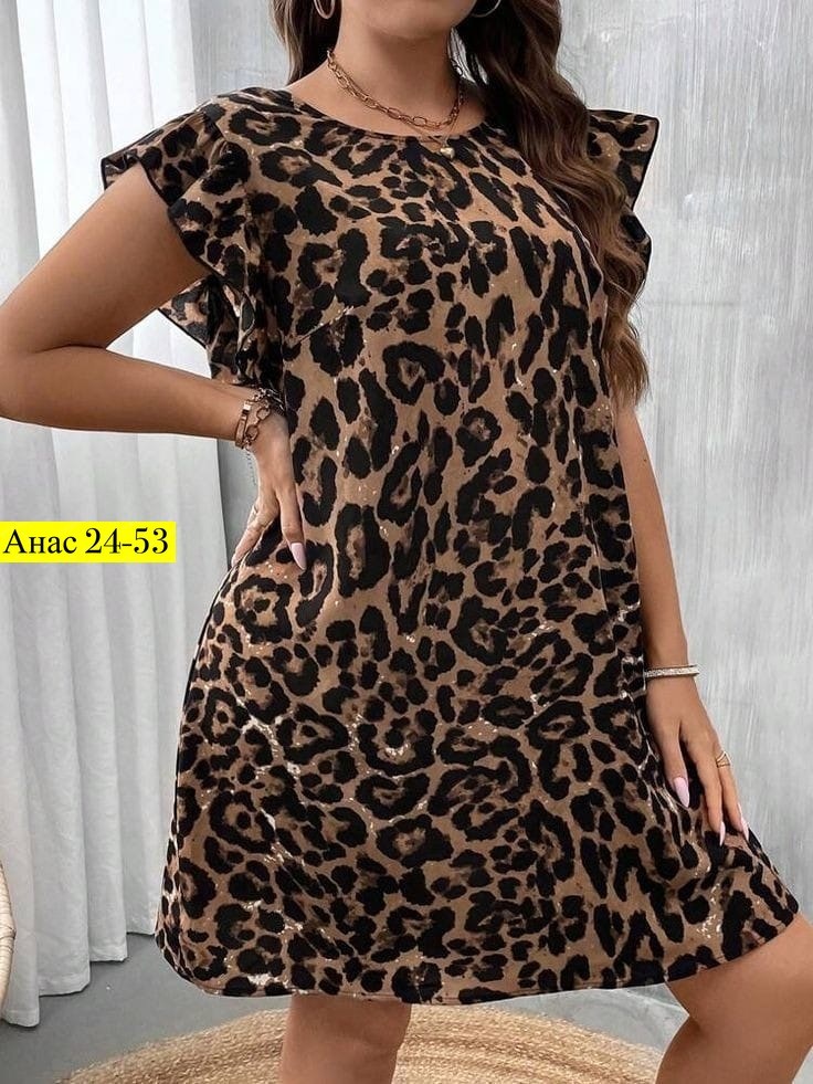 платье с леопардовым принтом,платье женская,повседневные платья,платье женское летнее,платье летнее