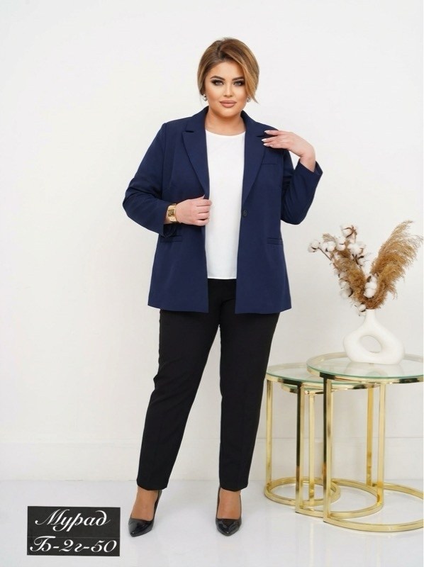 брючный костюм женский темно синий,синий костюм из костюмной ткани с жакетом и брюками urs 24-373-2,брючный костюм,костюм деловой брючный,синий костюм из костюмной ткани с жакетом и брюками