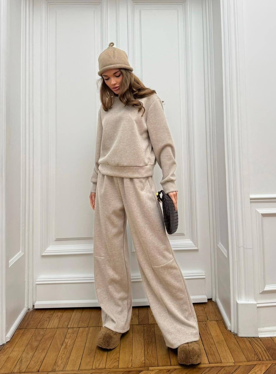 костюм вязаный трикотажный теплый с брюками eva coosh,теплый вязаный костюм,вязаный костюм женский,кашемировый костюм,костюм трикотажный