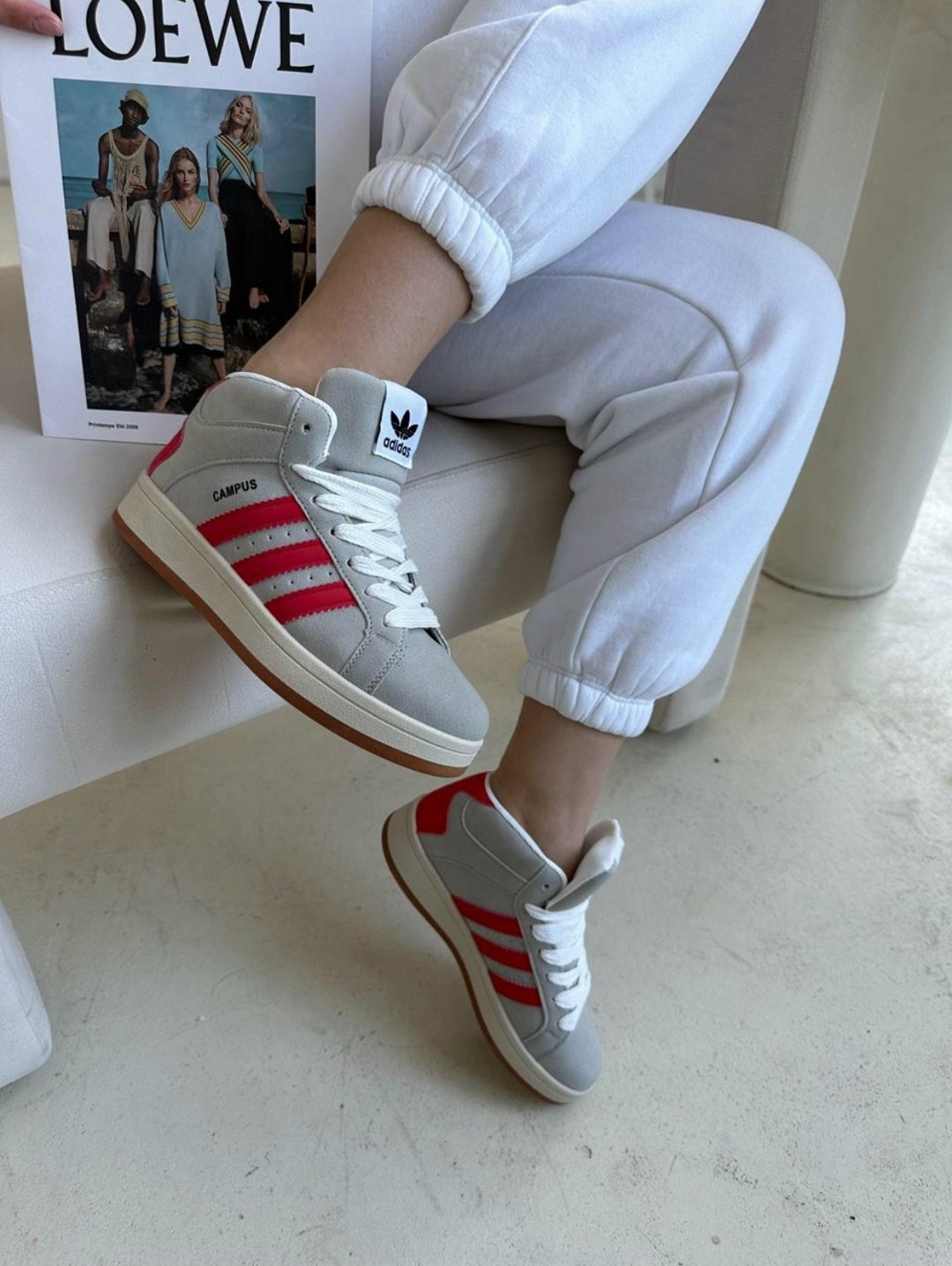 кроссовки adidas,зимние кроссовки adidas campus high,зимние кроссовки adidas campus high цвет серый,адидас клевер кроссовки,кроссовки зимние adidas campus с мехом