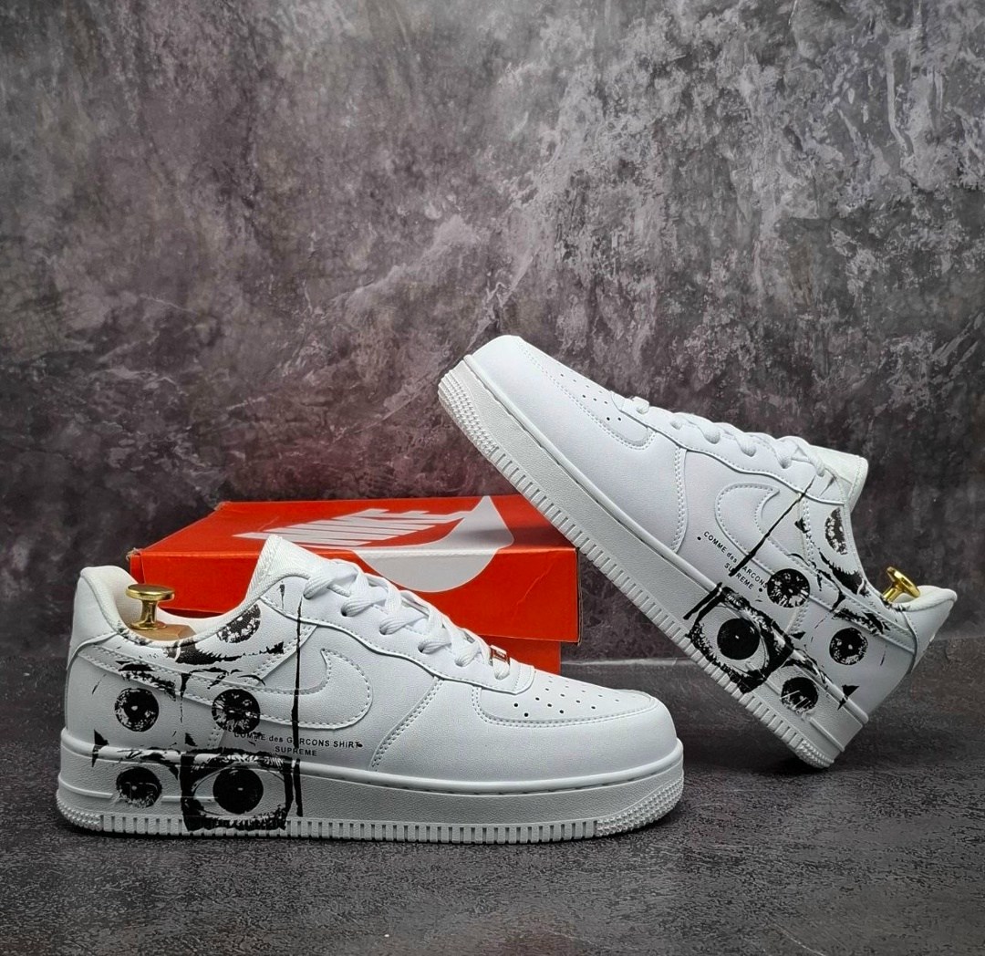 nike air force 1 cdg x supreme,кроссовки nike air force 1 supreme,кроссовки nike air force 1,кроссовки,