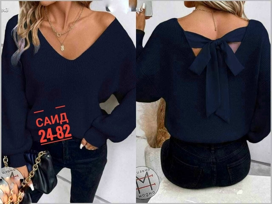 кофта с бантом,женская блузка,кофта женская,модная кофта,свитер женский с бантом на спине