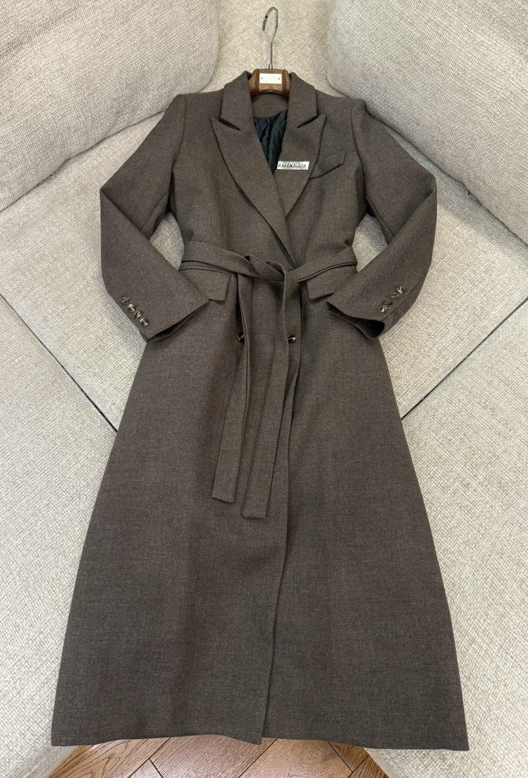 пальто элегантное,шерстяное пальто,женское элегантное длинное шерстяное пальто с поясом,пальто женское кашемировое,женское длинное шерстяное пальто с воротником-стойкой и поясом