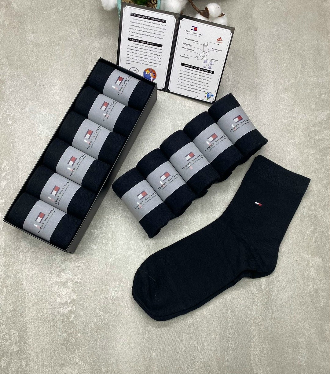 носки мужские набор в подарочной упаковке 6 шт. tommy hilfiger,носки набор в подарочной упаковке 6 шт. tommy hilfiger,комплект носков tommy hilfiger 6 пар,комплект носков tommy hilfiger,комплект носки