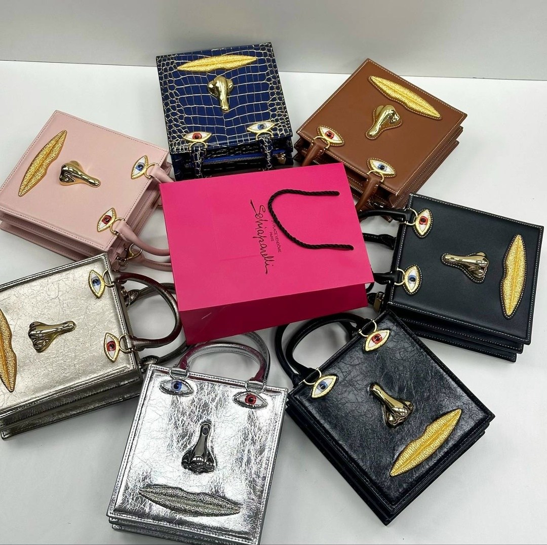 бархатная сумка для глаз schiaparelli premium sense demon,сумка-тоут schiaparelli,сумка schiaparelli,сумка диор,брендовая женская сумка