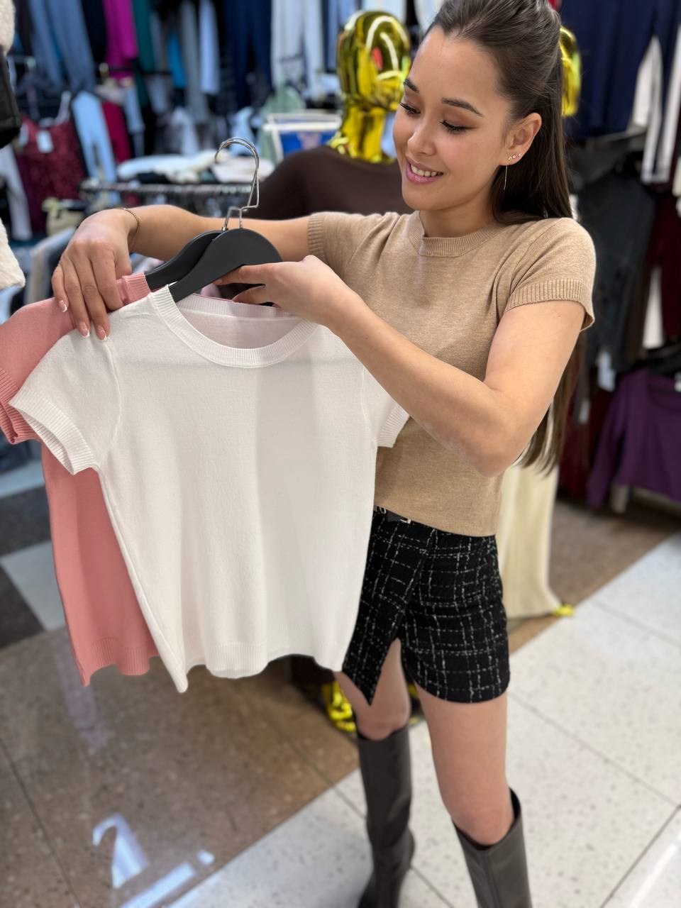 кофта женская,свитер пуловер,джемпер,джемпер с короткий рукавом,джемпер кашемировый