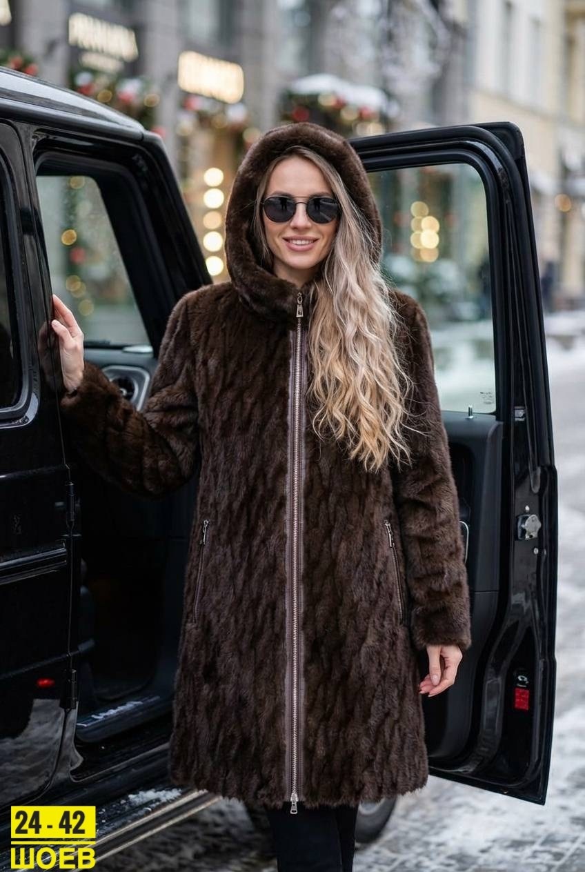 натуральная дубленка женская,дубленка,дубленка из овчины,дубленка женская каляев 41891,коричневая дубленка женская