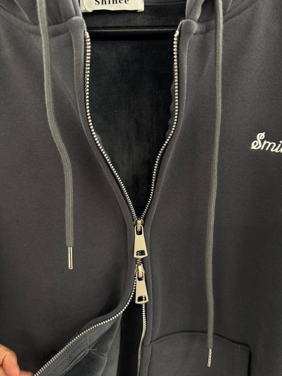 женский спортивный костюм на флисе,костюм на флисе,теплый костюм оверсайз на флисе,утепленный костюм,костюм женский на флисе: толстовка и штаны арт. 1559294