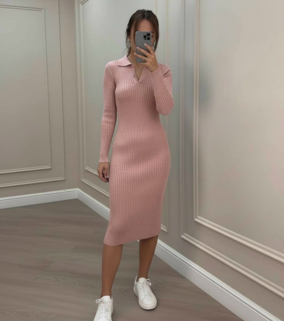 платье лапша розовое,трикотажное платье,платье лапша,платье вязаное розовое,платье лапша поло трикотажное