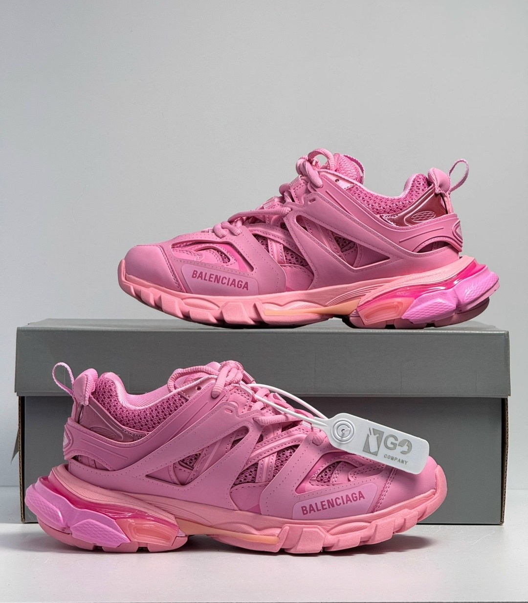 кроссовки женские balenciaga,кроссовки balenciaga,женские кроссовки balenciaga track trainer pink,balenciaga track sneakers pink,кроссовки баленсиага женские розовые