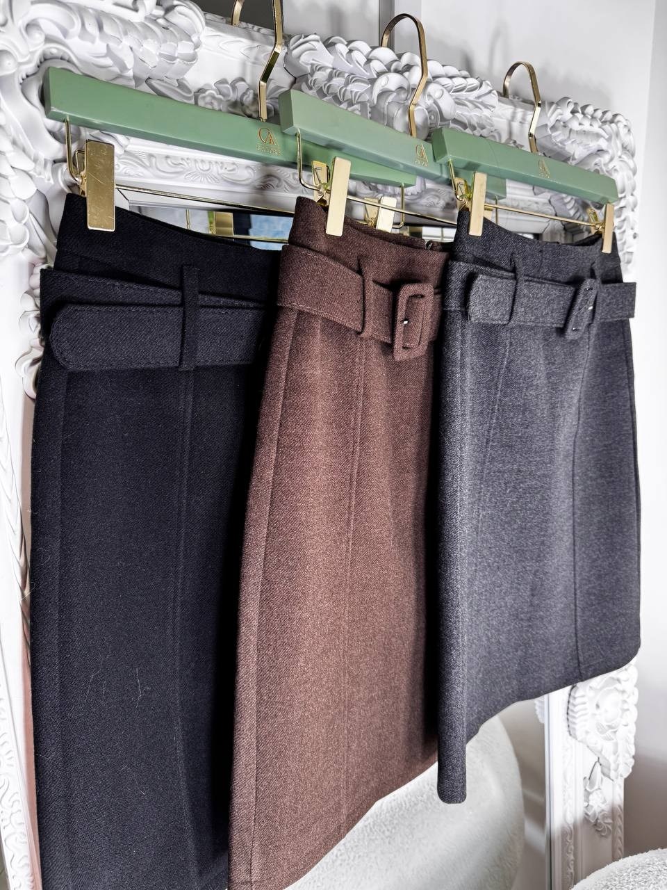 шерстяная юбка,юбка с поясом,женские шерстяные мини-юбки с поясом,юбка с карманами,юбка