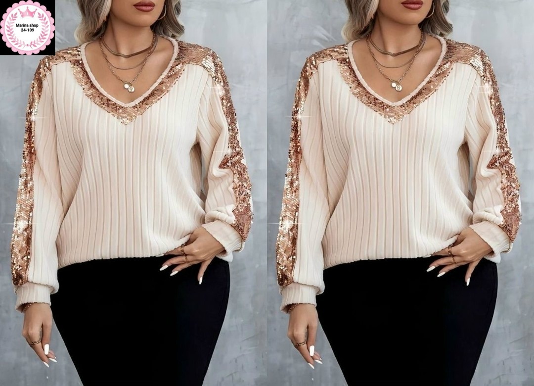 женская кофточка,кофта женская,shein curve+ блузка для женщин большого размера с блестками,блузка женская,кофточка