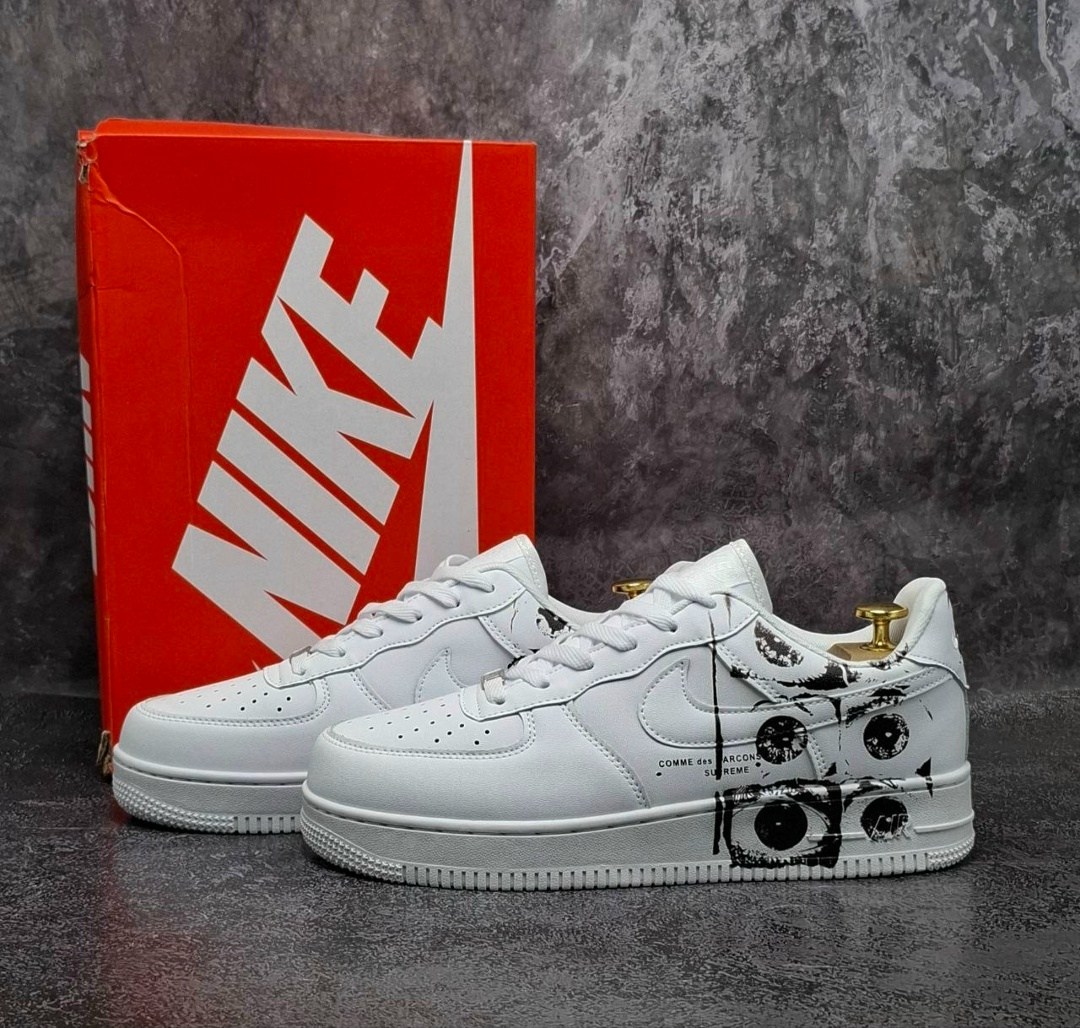 nike air force 1 cdg x supreme,кроссовки nike air force 1 supreme,кроссовки nike air force 1,кроссовки,