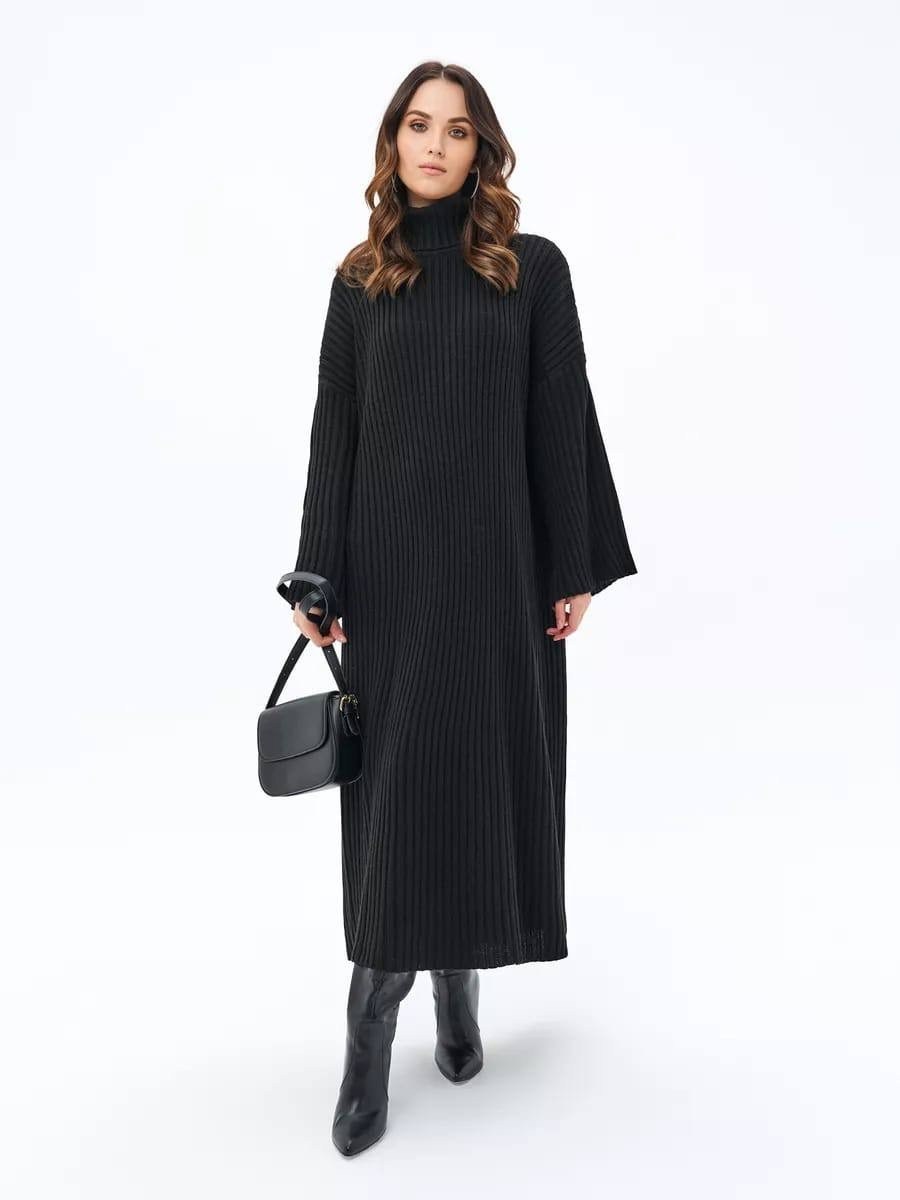 платье вязаное oversize leikan,платье вязаное oversize leikan цвет кремовый,вязаное платье оверсайз,платье вязаное,платье длинное трикотажное оверсайз