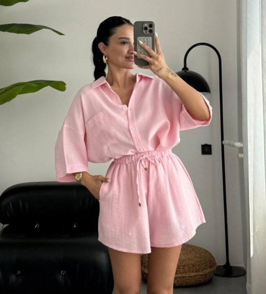 летние костюмы,костюм с шортами,летние костюмы женские,льняной комбинезон,костюм