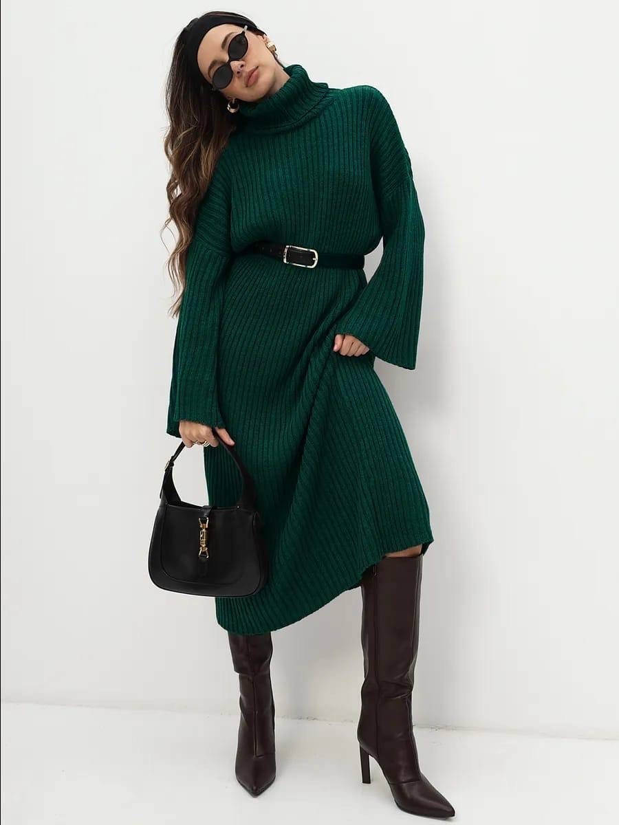 платье вязаное oversize leikan,платье вязаное oversize leikan цвет кремовый,вязаное платье оверсайз,платье вязаное,платье длинное трикотажное оверсайз