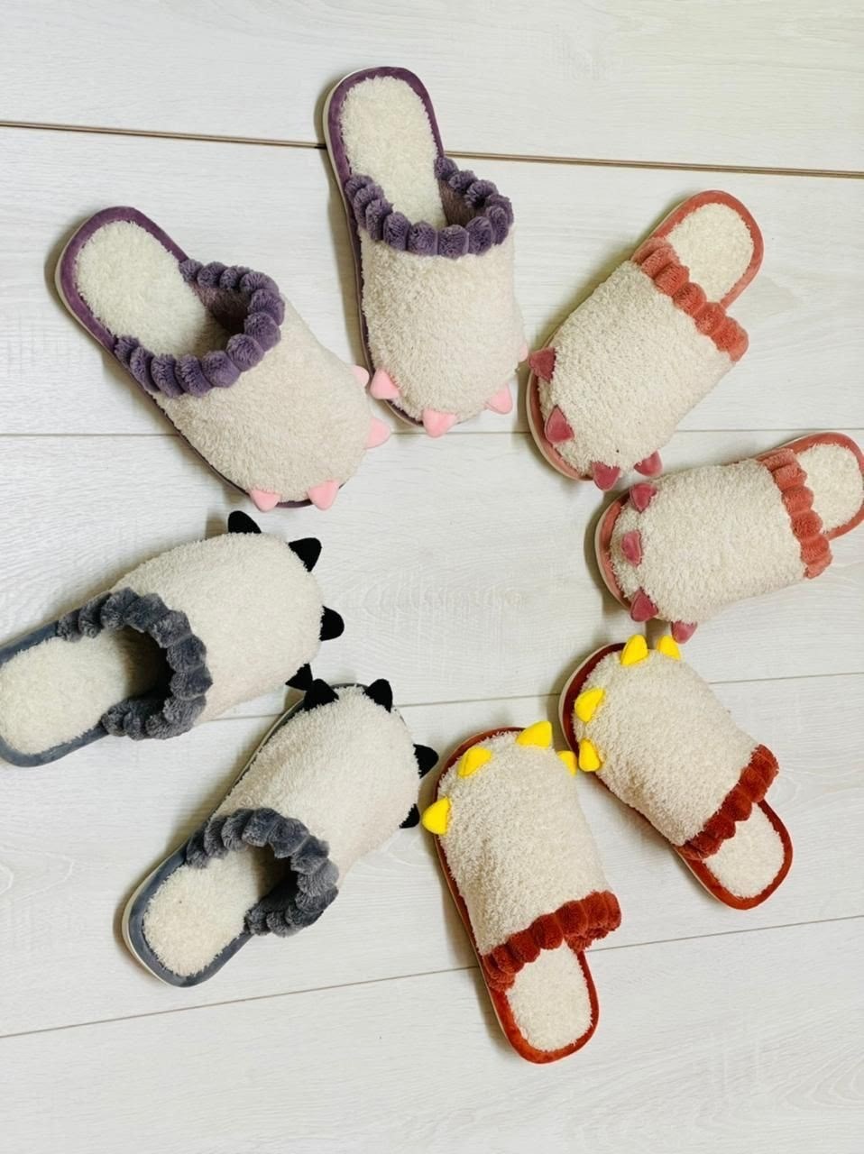 тапочки домашние плюшевые,женские домашние тапочки,тапочки домашние,теплые домашние тапочки,милые тапочки