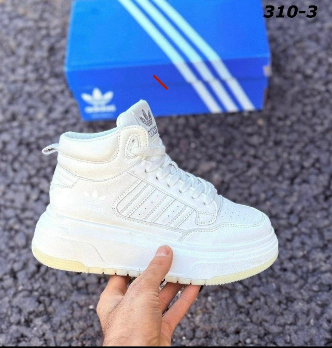 кроссовки женские adidas,,кроссовки adidas,кроссовки женские,женские кроссовки зима 8542-6 белые