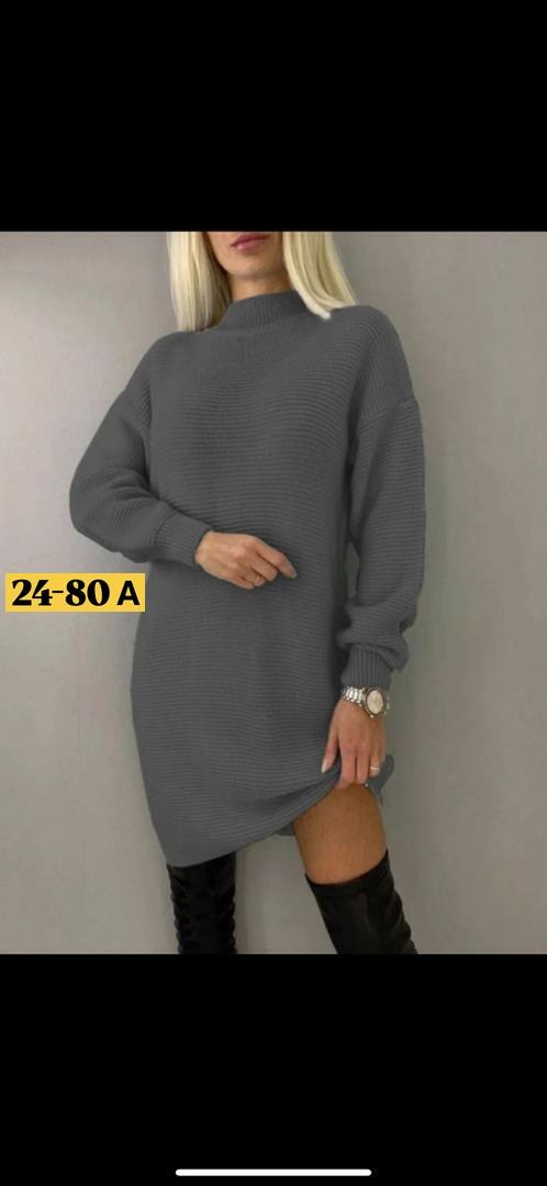 вязаное платье туника,платье вязаное,теплое вязаное платье - туника оверсайз abl&pom,свитер платье,туника женская