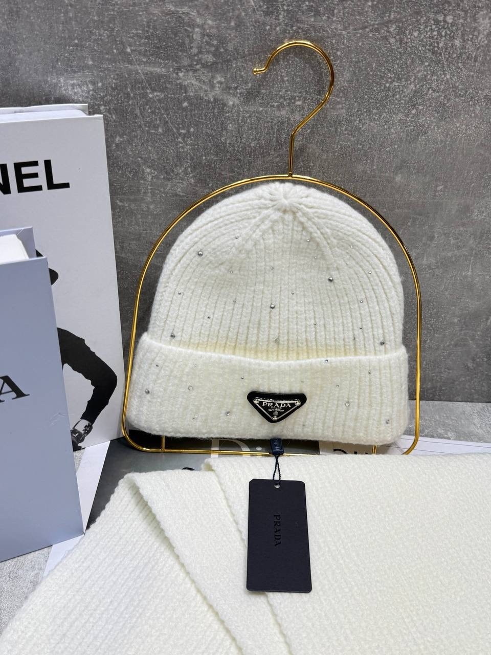 шарф chanel,зимний кашемировый шарф 2026 в стиле chanel,шапка chanel,зимний кашемировый шарф в стиле chanel,шарф chanel шапка перчатки