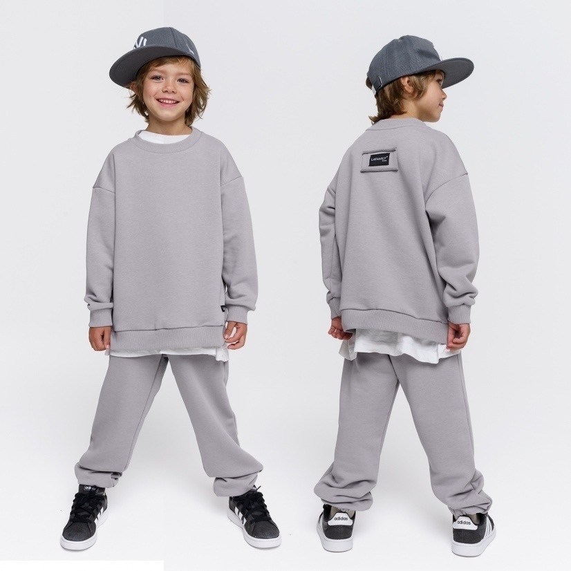 спортивные костюмы оверсайз без начеса,детские спортивные костюмы,костюм свитшот брюки,костюм свитшот,костюм толстовка